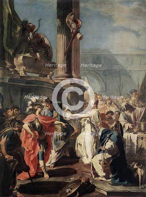 Sacrifice of Polyxena, 1730. Creator: Giovanni Battista Pittoni the Younger.