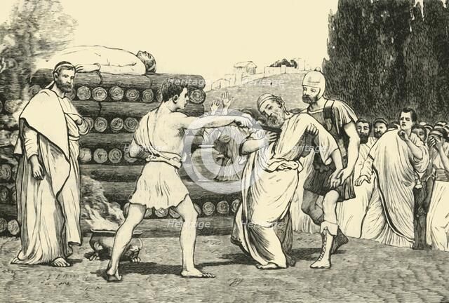 'Sacrifice of Scaevola', 1890.   Creator: Unknown.