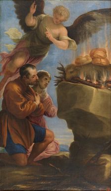 Sacrifice of the loaves and the lamb, 1668. Creator: Juan Antonio de Frias y Escalante