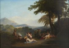 Sacrifice to the god of gardens, 1796. Creator: Vallin, Jacques-Antoine (1760-1830)
