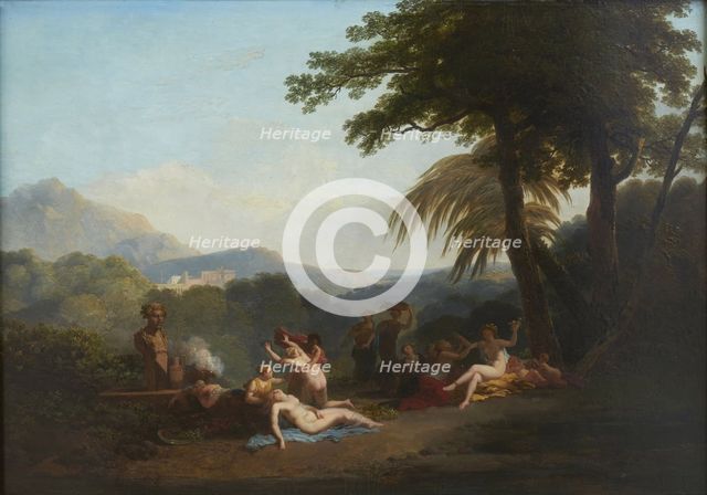 Sacrifice to the god of gardens, 1796. Creator: Vallin, Jacques-Antoine (1760-1830).
