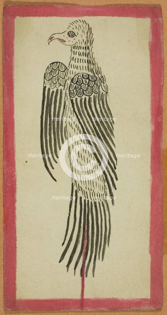 Sacrificed Animal from a Set of Four Ritual Cards (Tsakalis), Mongolia, 20th century. Creator: Unknown.