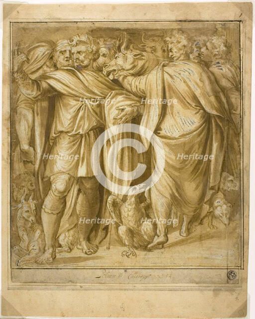 Sacrificial Scene, n.d. Creator: Unknown.