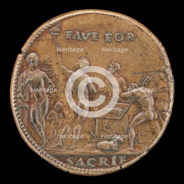 Sacrificial Scene [reverse], 1508. Creator: Vittore Gambello.