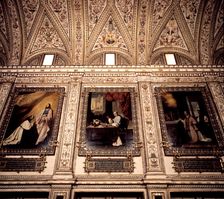 Sacristy of the Monastery of Guadalupe decorated with Paintings by Francisco de Zurbarán