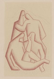 Sad Bandits, 1935-1936. Creator: Mikulas Galanda