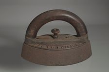 Sad iron owned by members of the Ellis family, after 1870. Creator: Enterprise Manufacturing Company of Pennsylvania