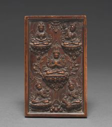 Sadaksari-Lokesvara Mandala, c. 1475-1525. Creator: Unknown