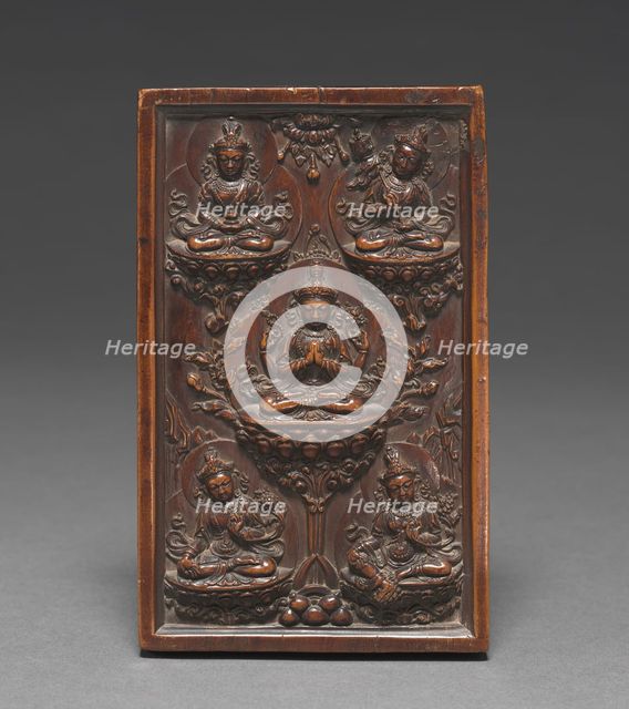Sadaksari-Lokesvara Mandala, c. 1475-1525. Creator: Unknown.