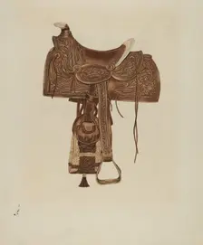 Saddle, 1935/1942. Creator: Gordena Jackson