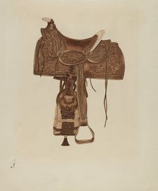 Saddle, 1935/1942. Creator: Gordena Jackson