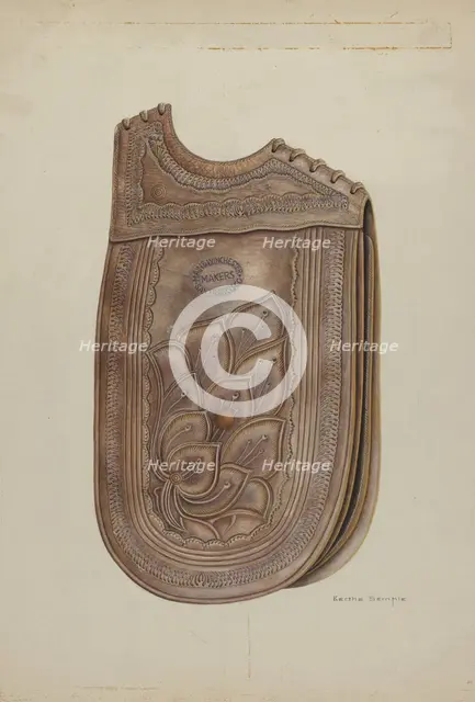 Saddle Bag, c. 1939. Creator: Bertha Semple.