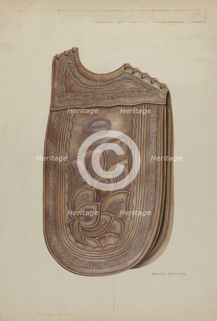 Saddle Bag, c. 1939. Creator: Bertha Semple.