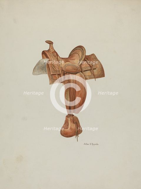 Saddle, c. 1940. Creator: Arthur P. Reynolds.