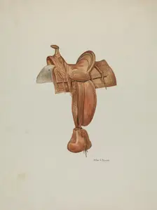 Saddle, c. 1940. Creator: Arthur P. Reynolds
