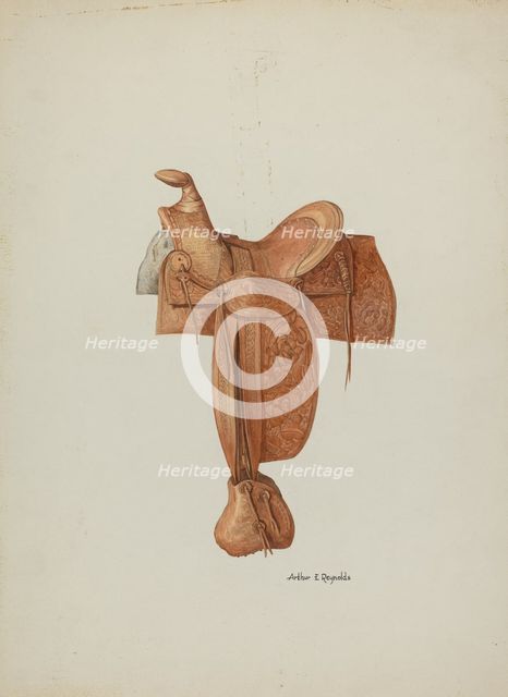 Saddle, c. 1940. Creator: Arthur P. Reynolds.