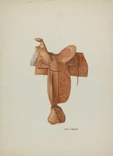 Saddle, c. 1940. Creator: Arthur P. Reynolds