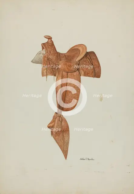 Saddle, c. 1940. Creator: Arthur P. Reynolds.