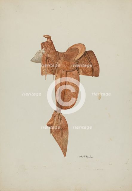 Saddle, c. 1940. Creator: Arthur P. Reynolds.