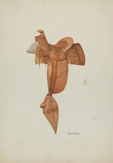 Saddle, c. 1940. Creator: Arthur P. Reynolds