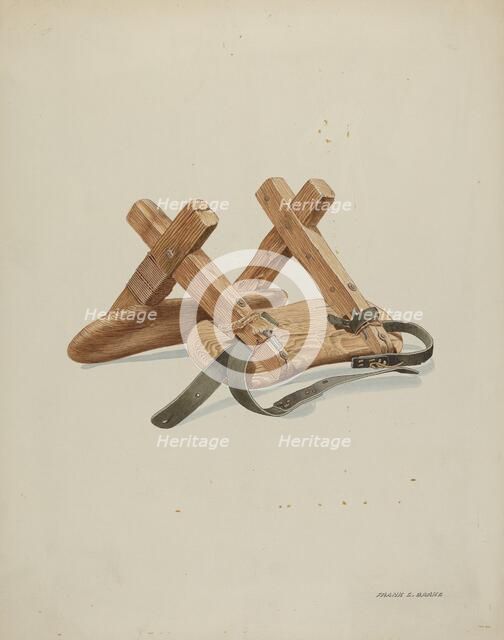 Saddle, c. 1937. Creator: Frank C. Barks.