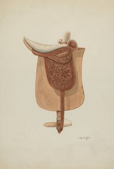 Saddle, c. 1938. Creator: Cornelius Christoffels