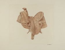 Saddle, c. 1939. Creator: Joe Brennan