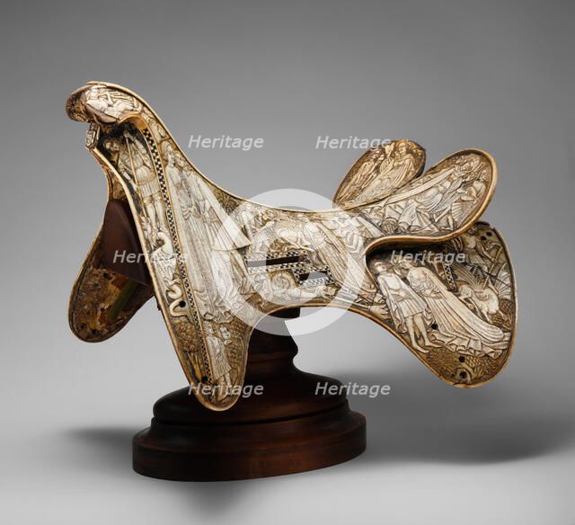 Saddle, Central European, ca. 1400-1420. Creator: Unknown.