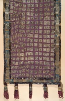 Saddle cloth with lions, 5th-4th century BC. Artist: Ancient Altaian, Pazyryk Burial Mounds