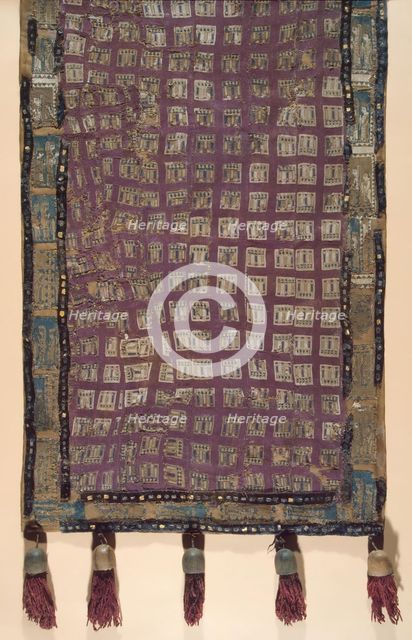 Saddle cloth with lions, 5th-4th century BC. Artist: Ancient Altaian, Pazyryk Burial Mounds  
