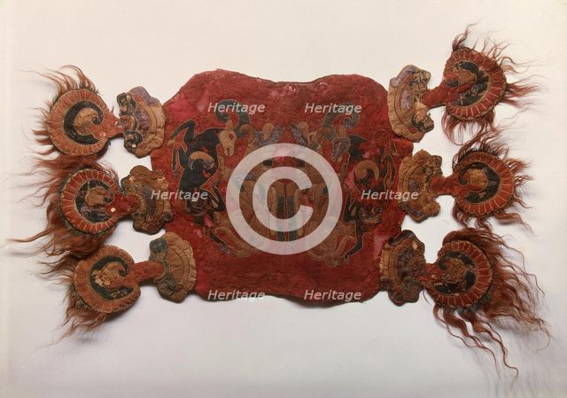 Saddle Cover, 5th cen. BC. Artist: Ancient Altaian, Pazyryk Burial Mounds  