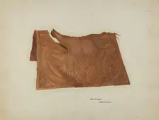 Saddle Cover, c. 1940. Creator: Arthur P. Reynolds