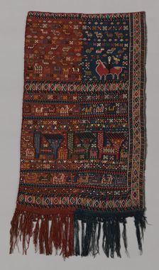 Saddle Cover, Caucasus, 19th century. Creator: Unknown