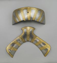 Saddle Steels (Front three piece), Milan, c. 1575. Creator: Unknown