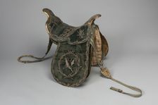Saddle, Spain, late 18th century, possibly 19th century(?). Creator: Unknown
