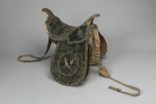 Saddle, Spain, late 18th century, possibly 19th century(?). Creator: Unknown