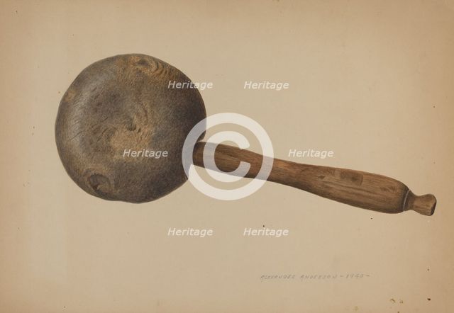 Saddler's Mallet, 1940. Creator: Alexander Anderson.