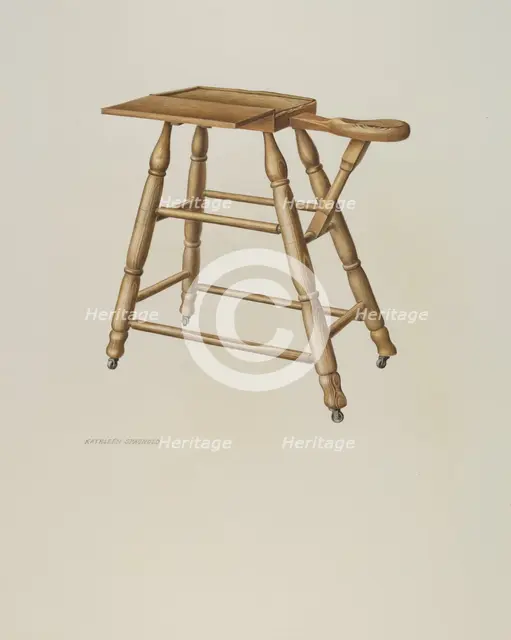 Saddler's Work Bench, 1939. Creator: Kathleen Spagnolo.