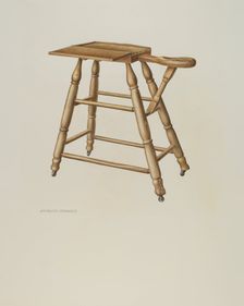 Saddler's Work Bench, 1939. Creator: Kathleen Spagnolo