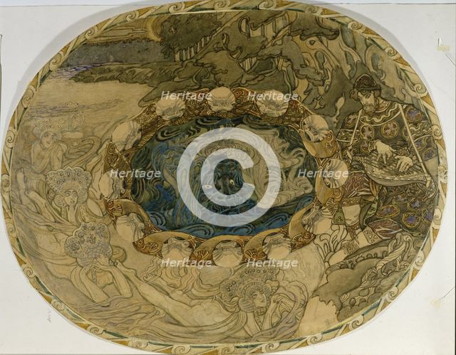 Sadko, 1899-1900. Artist: Vrubel, Mikhail Alexandrovich (1856-1910)