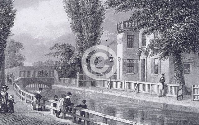 Sadler's Wells, Finsbury, London, c1820. Artist: J Garner