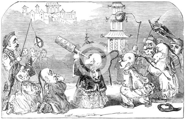 Sadler's Wells - Scene from "Harlequin and the House that Jack Built in 1851", 1850. Creator: Unknown.