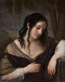 Sadness, 1841. Creator: Natale Schiavoni