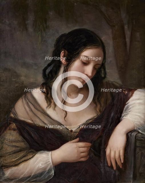 Sadness, 1841. Creator: Natale Schiavoni.