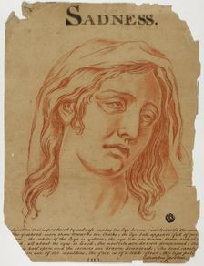 Sadness, after 1698. Creator: Eduardus Jacobus