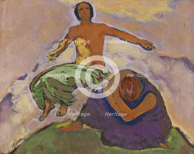 Sadness and hope, c. 1914. Creator: Moser, Koloman (1868-1918).