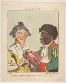Sadness, January 21, 1800. Creator: Thomas Rowlandson