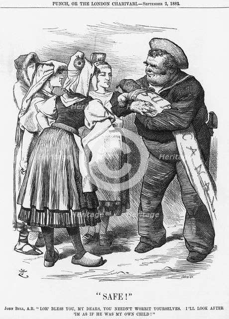 "Safe!", 1882. Creator: Joseph Swain.