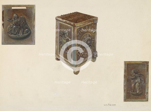 Safe Bank, c. 1940. Creator: William O. Fletcher.