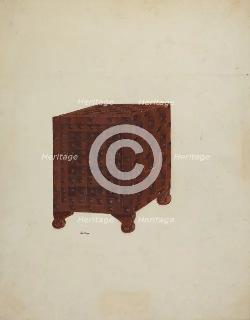 Safe, c. 1938. Creator: Joseph L. Boyd.